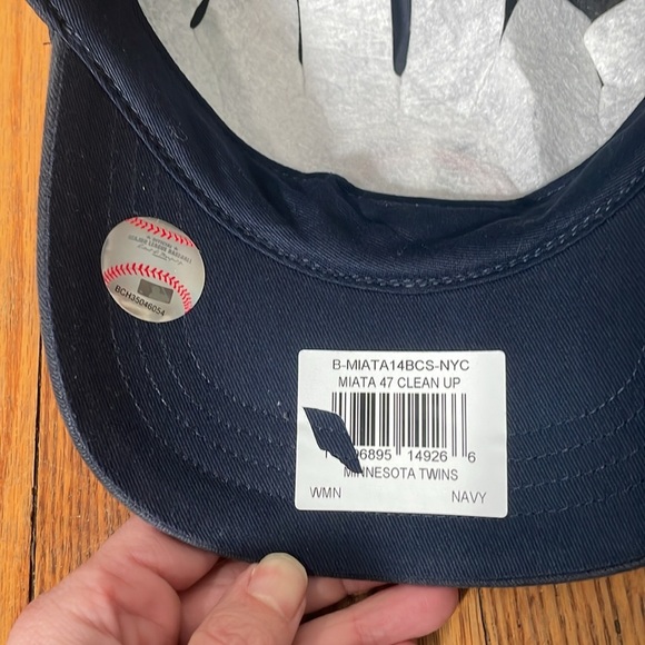 '47 Brand Women's Navy Minnesota Twins Team Miata Clean Up Adjustable Hat NWT - Picture 3 of 7